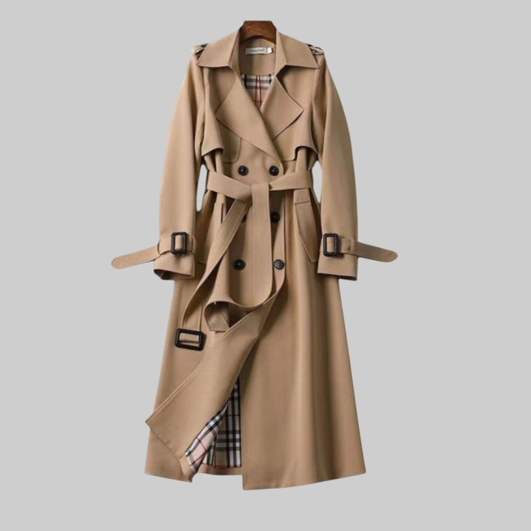 Chloe | Women’s Long Belted Trench Coat