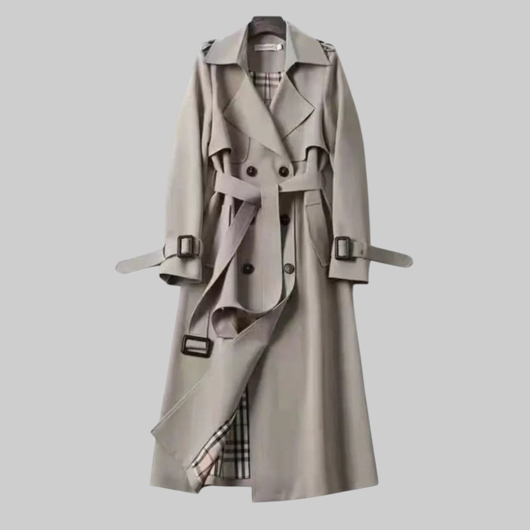 Chloe | Women’s Long Belted Trench Coat