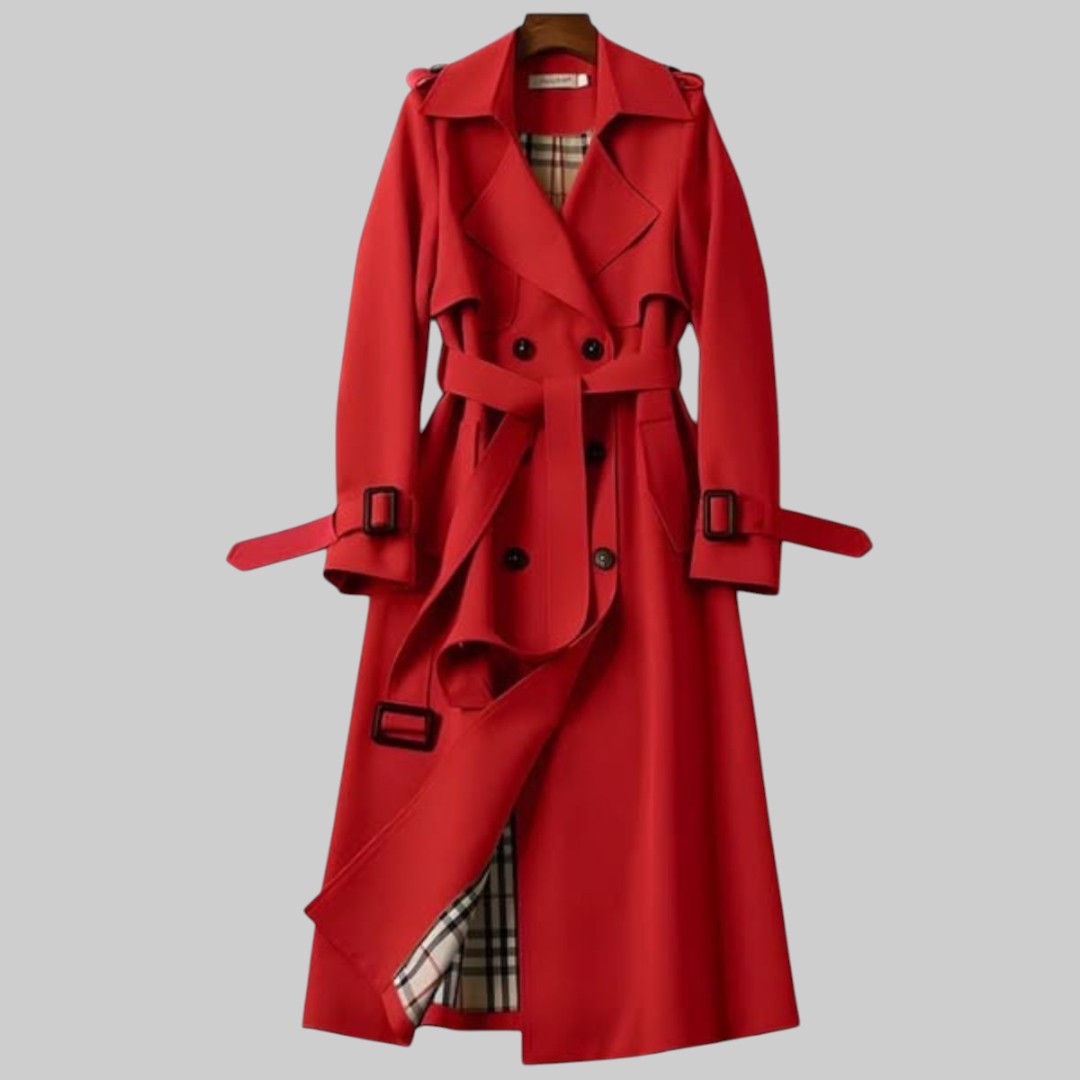 Chloe | Women’s Long Belted Trench Coat
