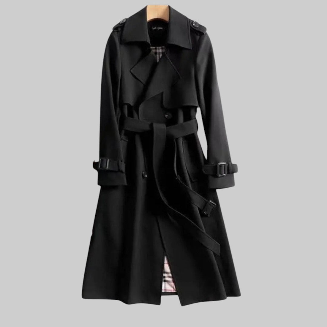 Chloe | Women’s Long Belted Trench Coat