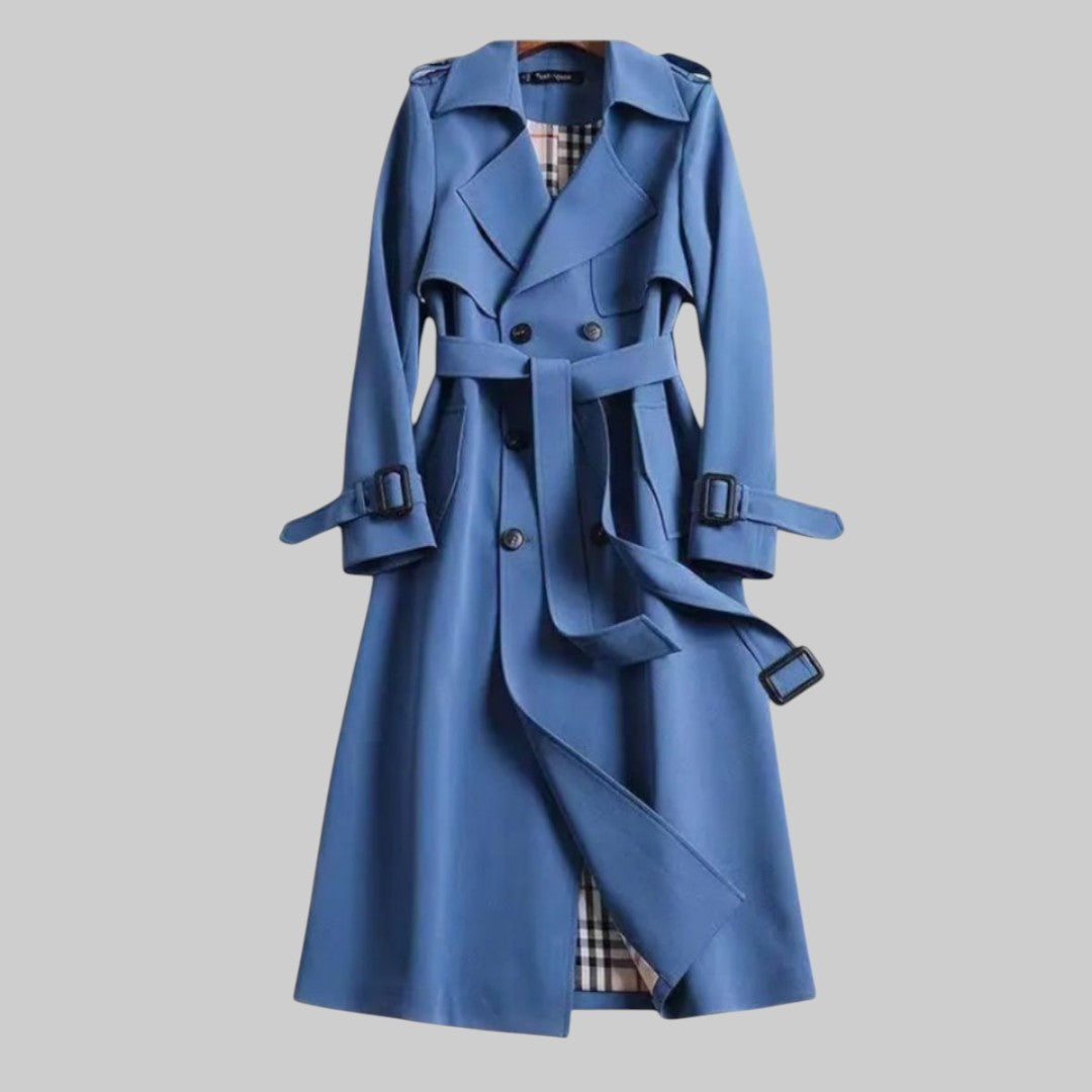 Chloe | Women’s Long Belted Trench Coat